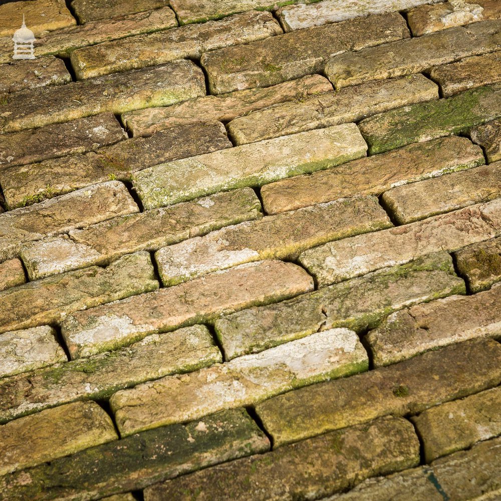 Batch of 52 Norfolk Handmade Reclaimed Tudor 2” Bricks