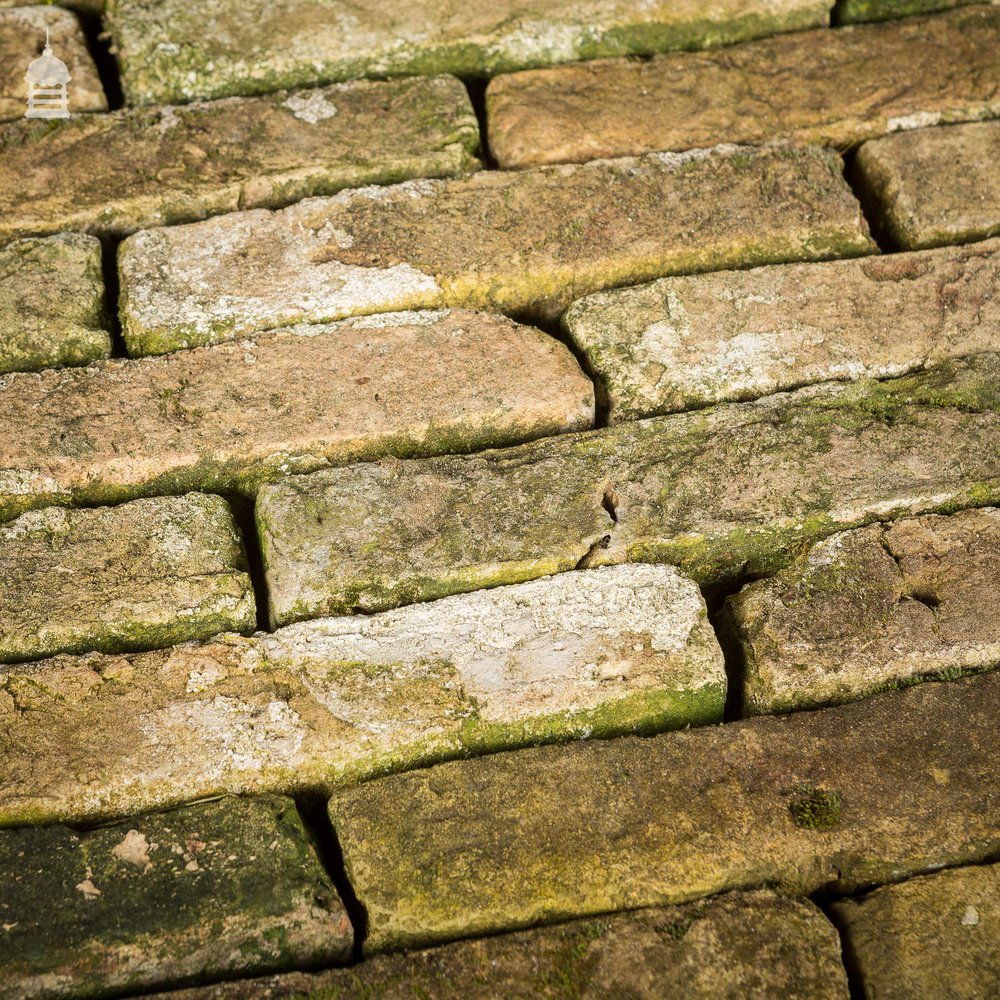 Batch of 52 Norfolk Handmade Reclaimed Tudor 2” Bricks