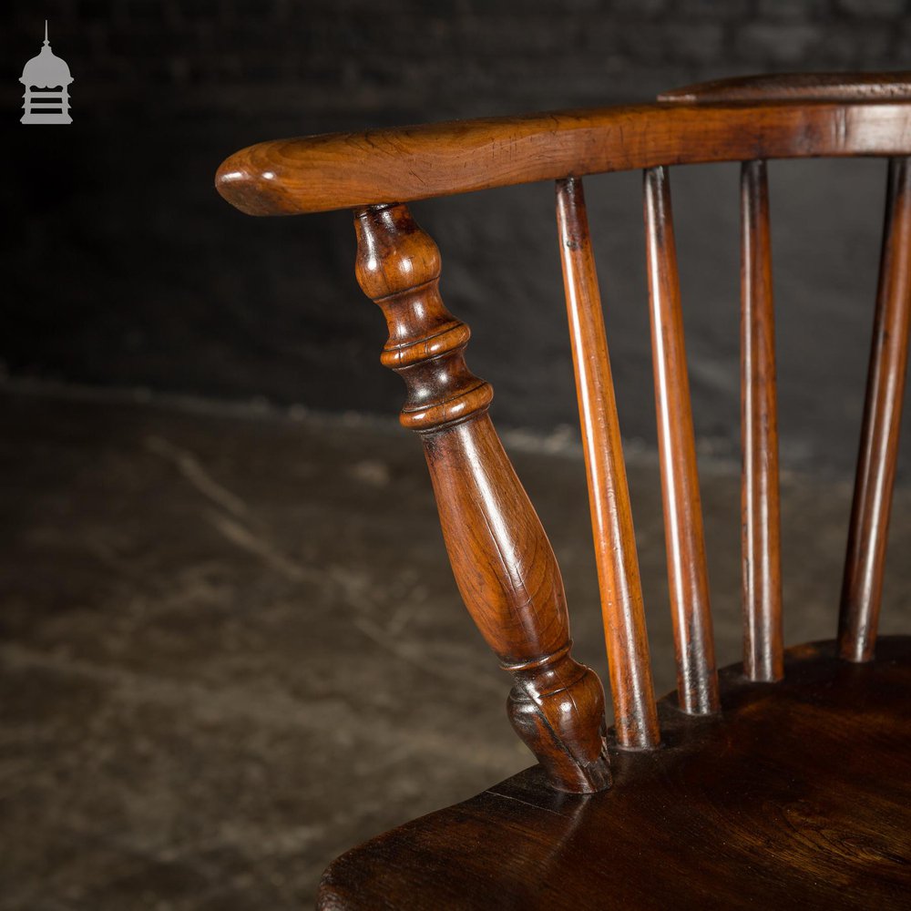 Adapted Low Back Windsor Chair Circa 1830