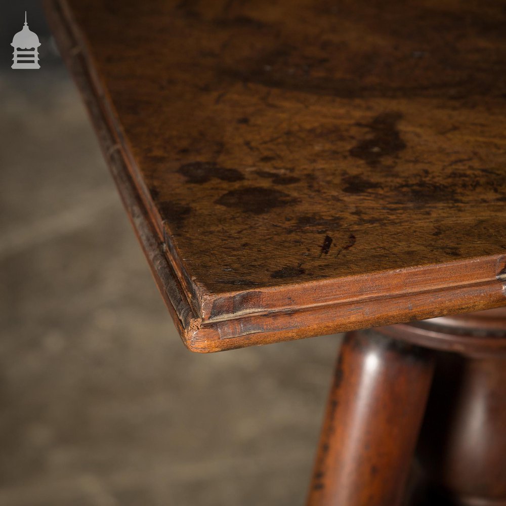 19th C Mahogany Rotating Artists Plinth