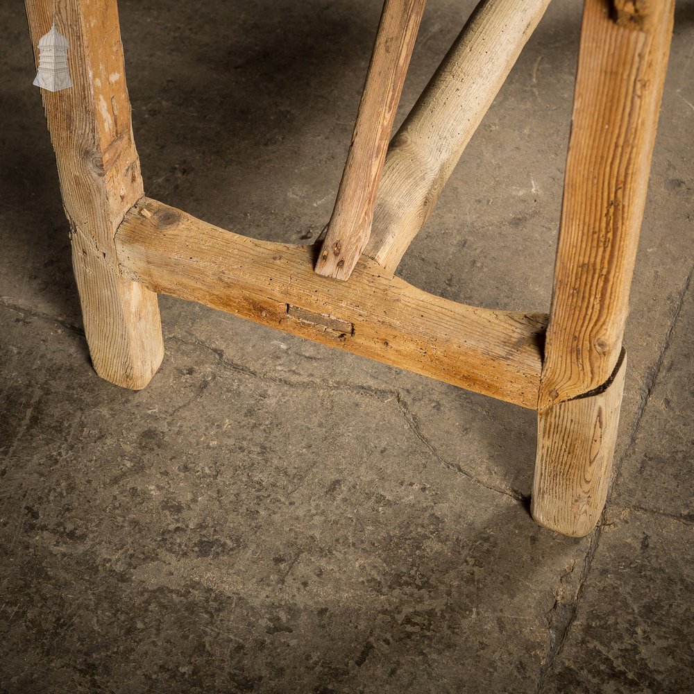 NR54921: Early 18th C Small Rustic Pine Work Table