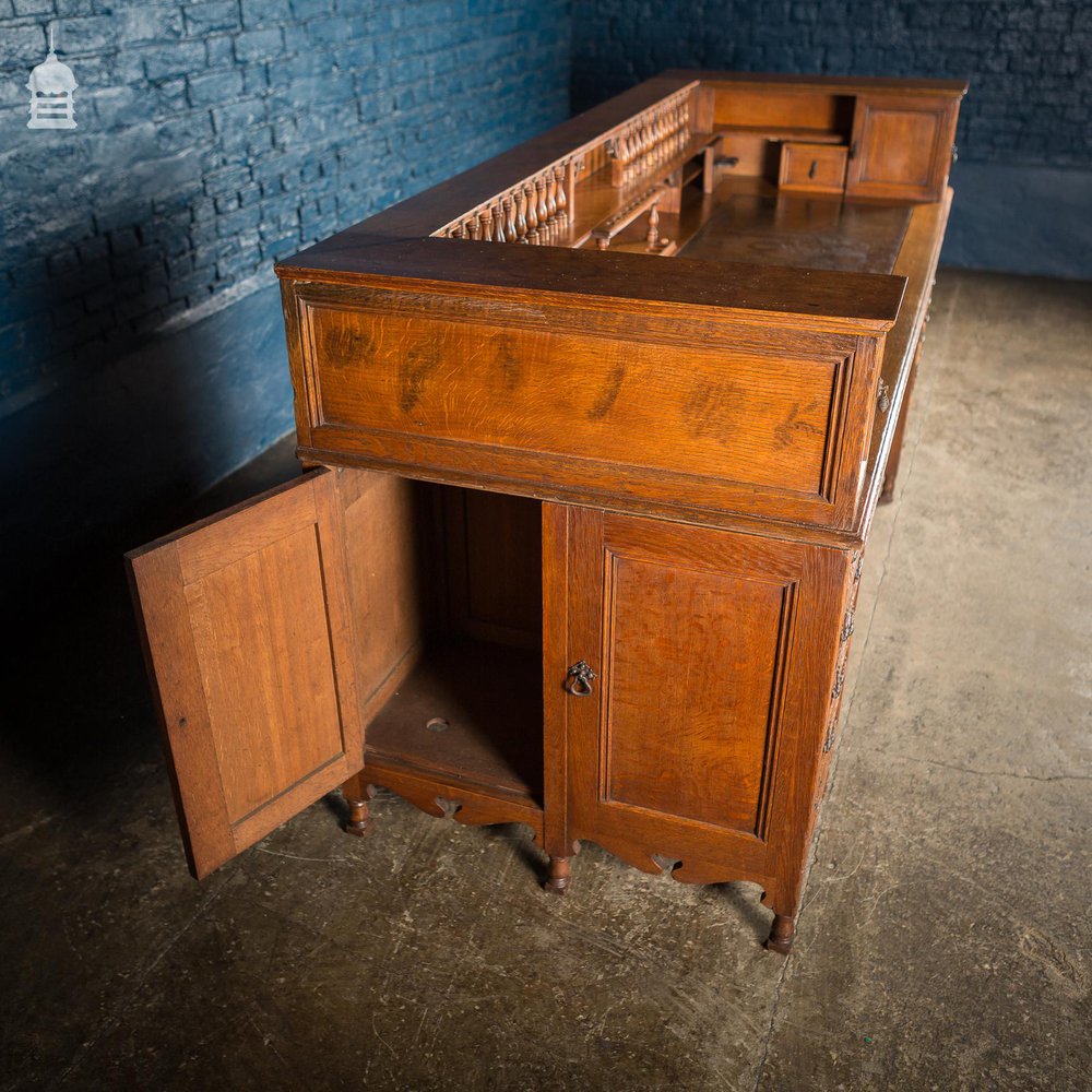 1920s Desk Built from the Timbers Salvaged from Sizewell Hall (Lost to a Fire)