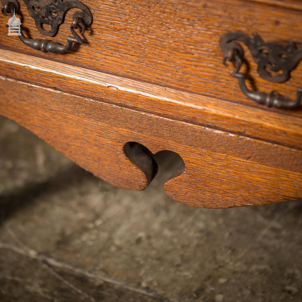 1920s Desk Built from the Timbers Salvaged from Sizewell Hall (Lost to a Fire)