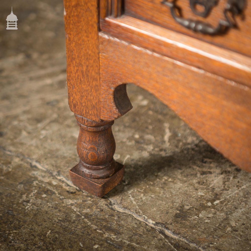 1920s Desk Built from the Timbers Salvaged from Sizewell Hall (Lost to a Fire)