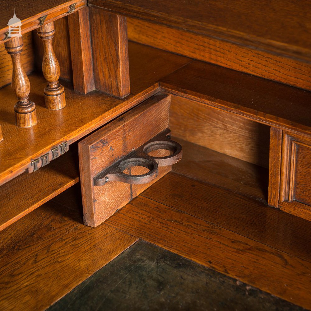 1920s Desk Built from the Timbers Salvaged from Sizewell Hall (Lost to a Fire)