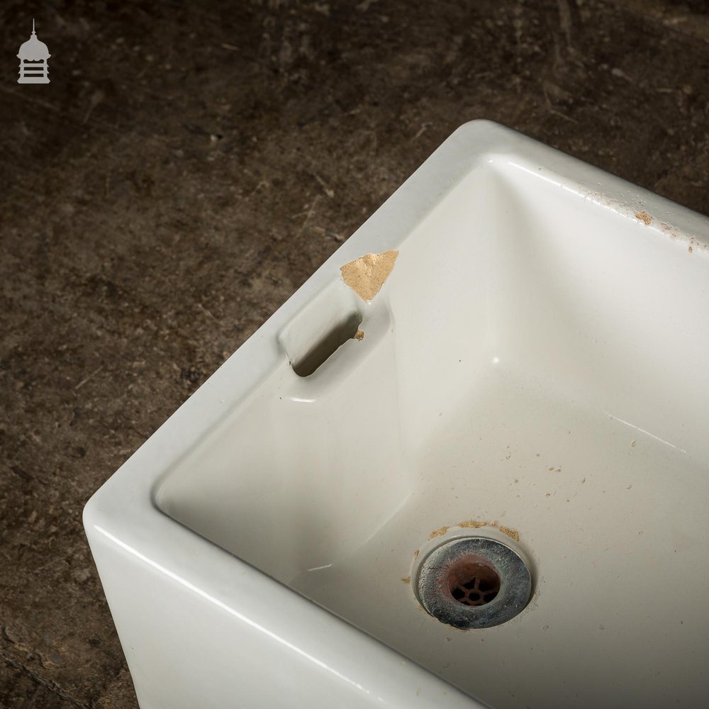 Large White Belfast Sink Marked Southhook 1955