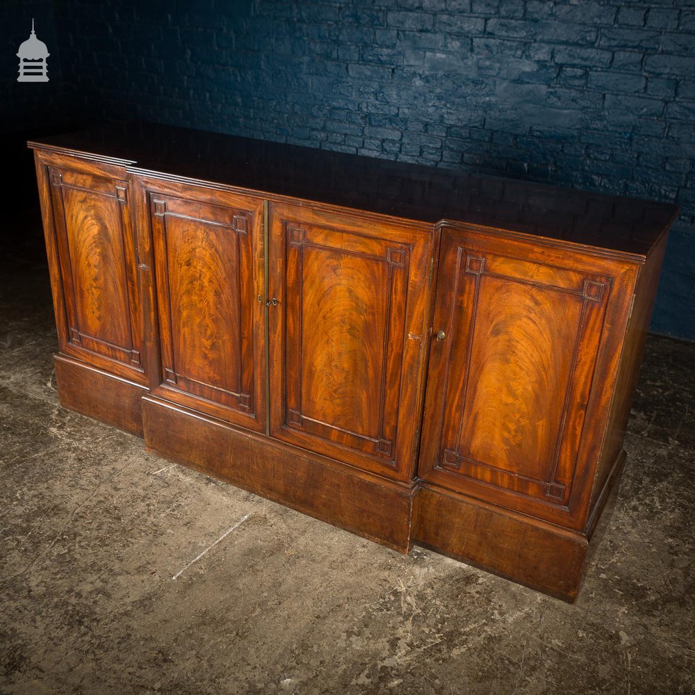 NR21921: Victorian Flame Mahogany Breakfront Sideboard