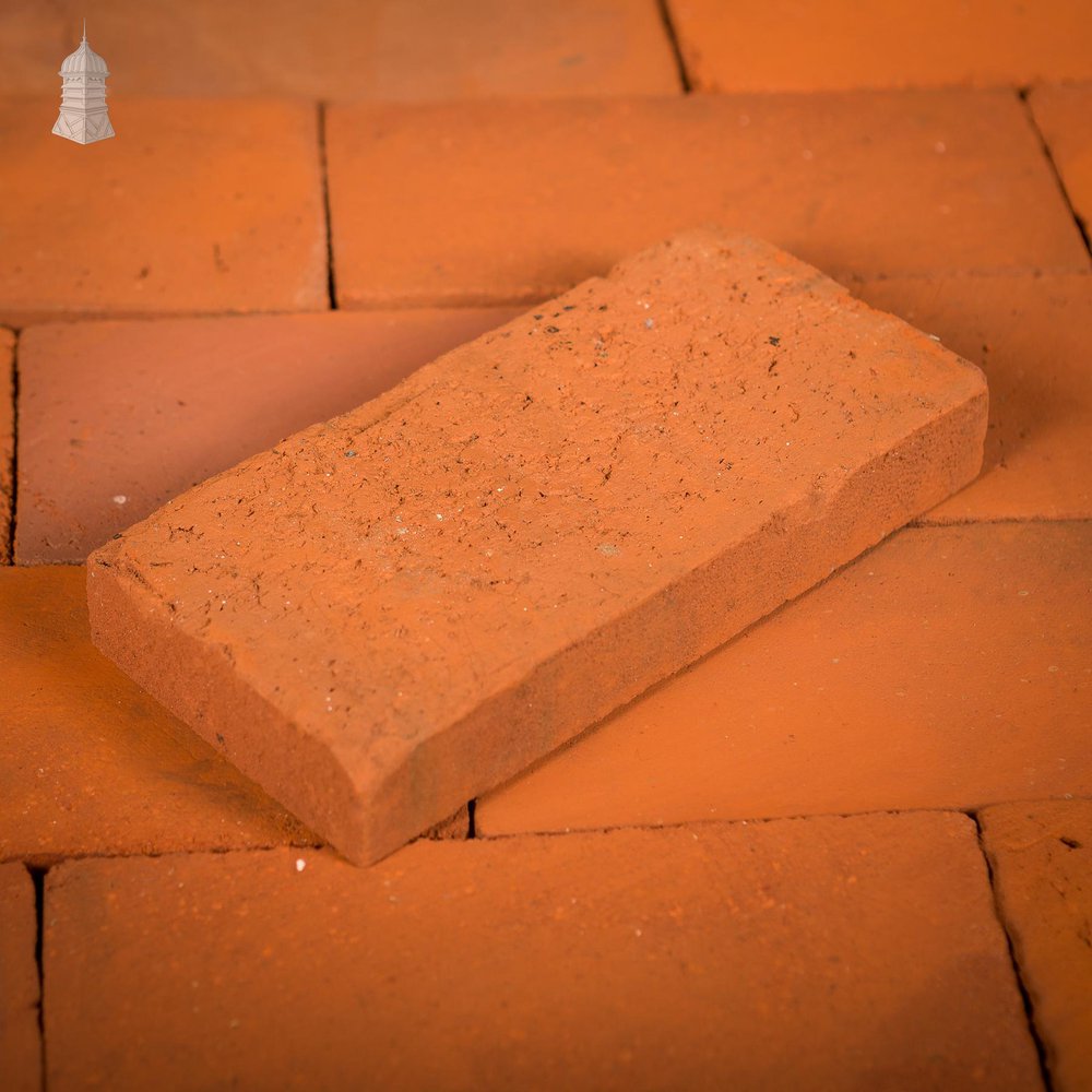 NR59121: Batch of 373 Cut Red Floor Bricks – 8 Square Metres