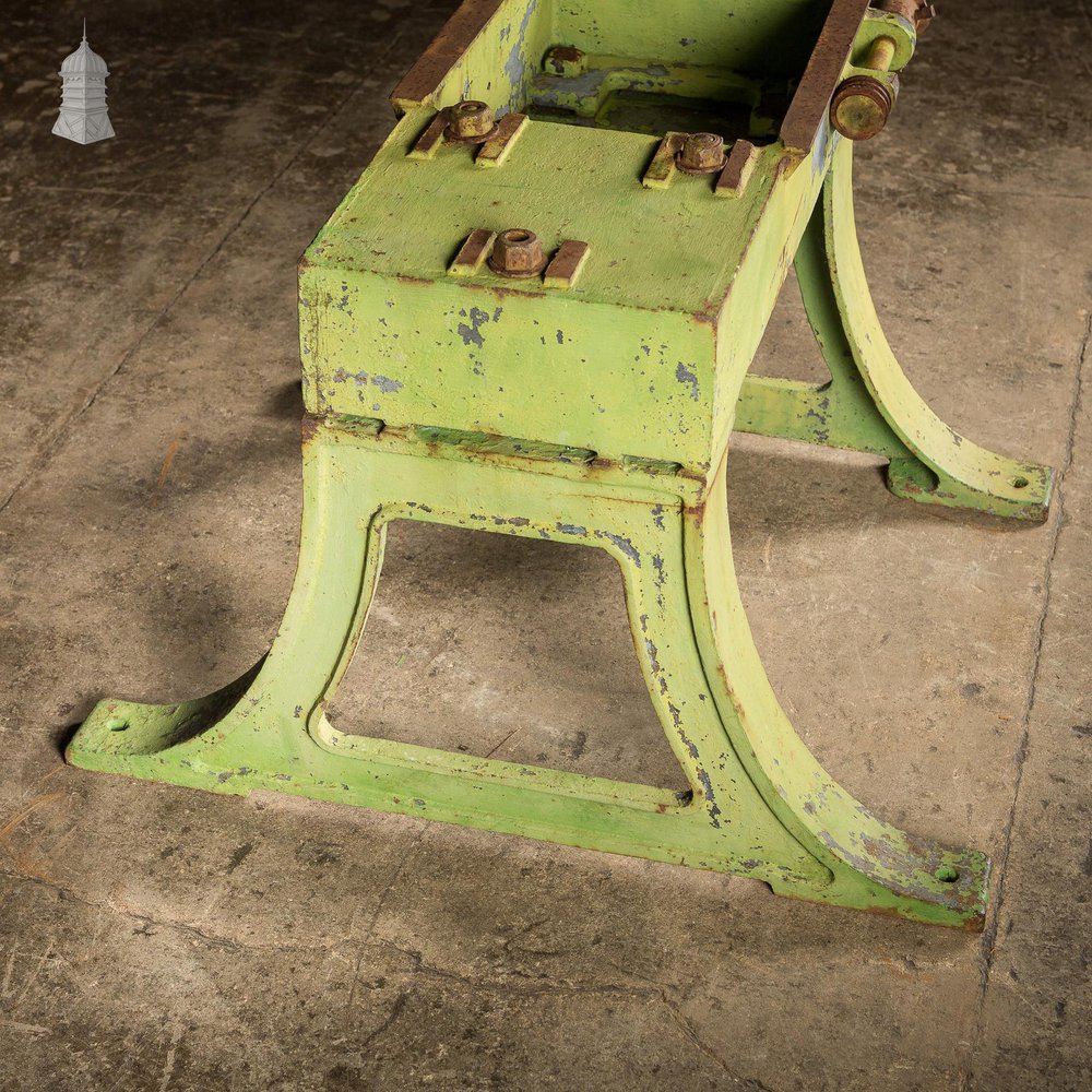 NR61521: Green Painted Industrial Machine Base