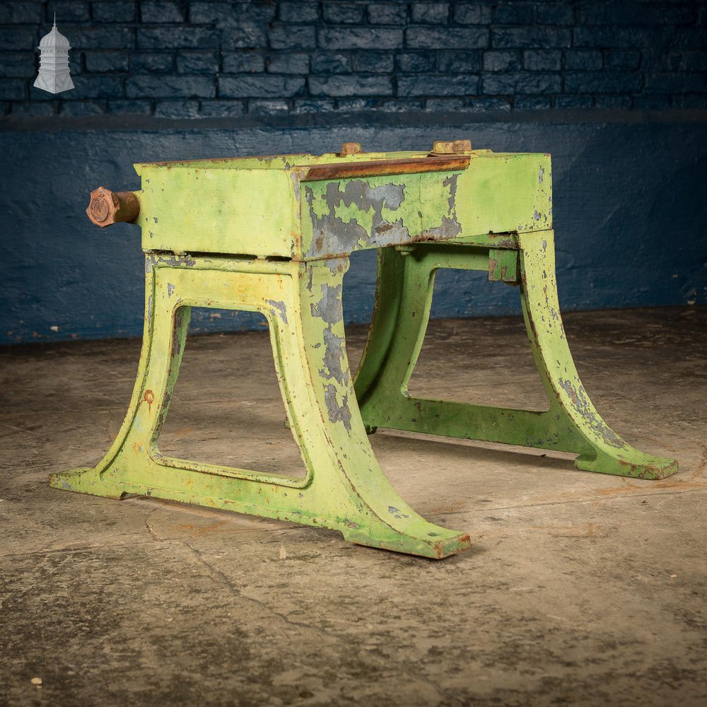 NR61521: Green Painted Industrial Machine Base