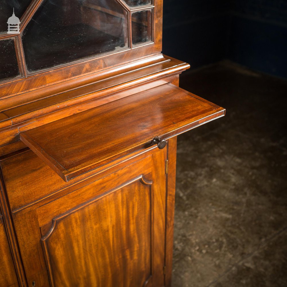 NR25321: 19th C Mahogany Astral Glazed Bookcase