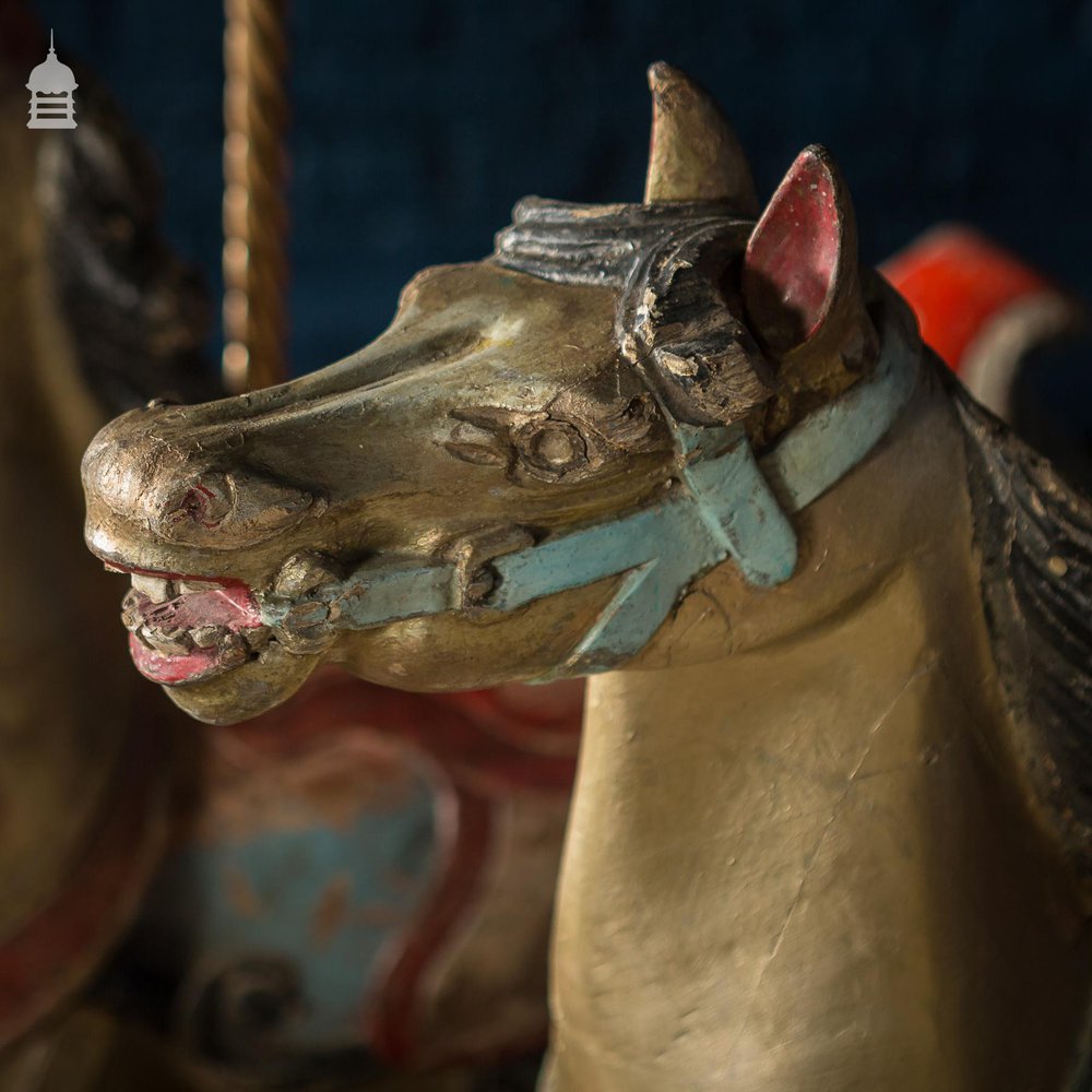 A Rare English 19th C Juvenile Carousel Galloper Horse by Anderson of Bristol Circa 1890 No. 3