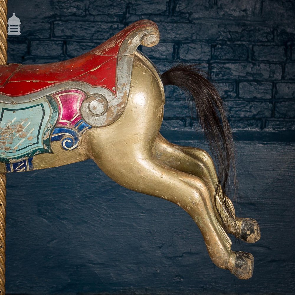 A Rare English 19th C Juvenile Carousel Galloper Horse by Anderson of Bristol Circa 1890 No. 3