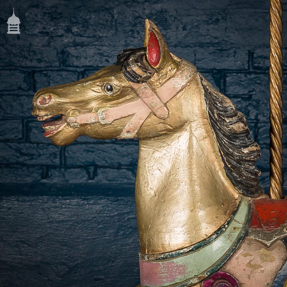 A Rare English 19th C Juvenile Carousel Galloper Horse by Anderson of Bristol Circa 1890 No. 5