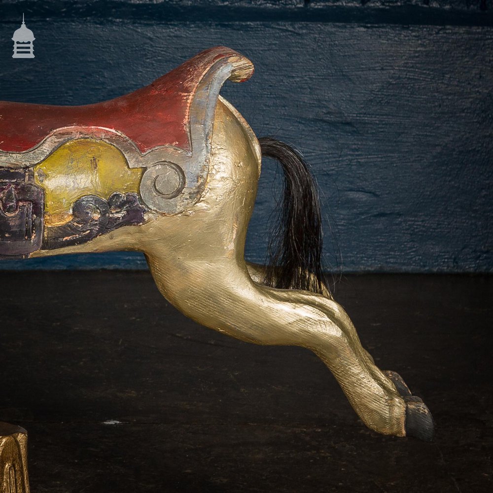 A Rare English 19th C Juvenile Carousel Galloper Horse by Anderson of Bristol Circa 1890 No. 7