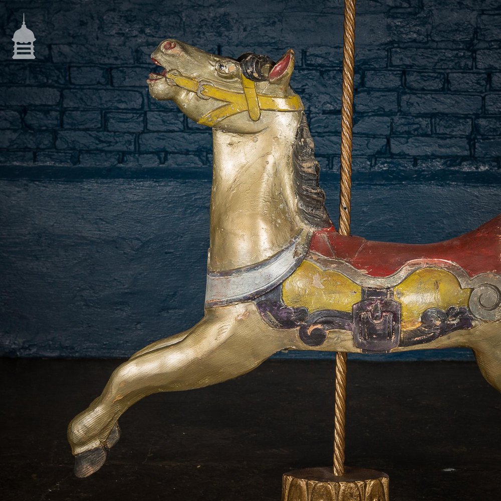 A Rare English 19th C Juvenile Carousel Galloper Horse by Anderson of Bristol Circa 1890 No. 7