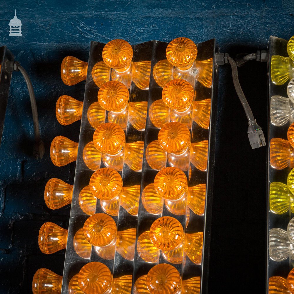 Set of Three Large Multicoloured Fairground Lights