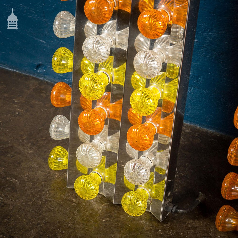 Set of Three Large Multicoloured Fairground Lights