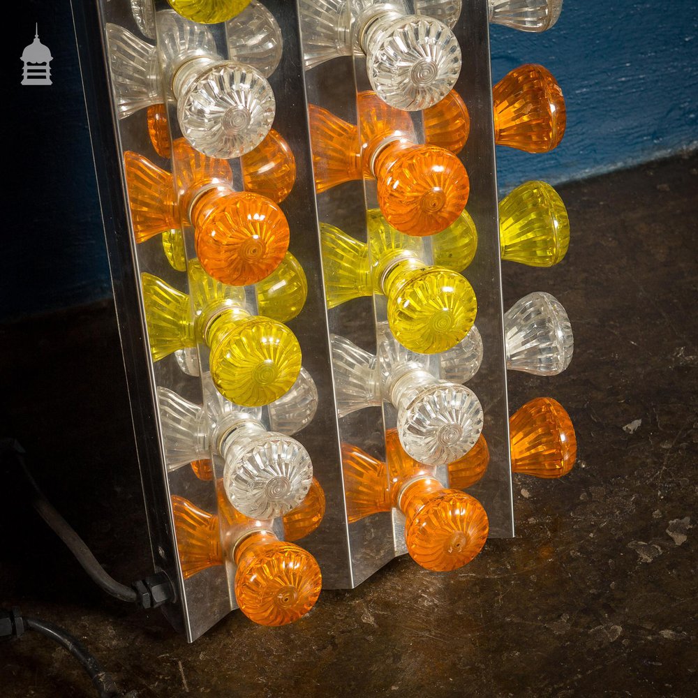 Set of Three Large Multicoloured Fairground Lights