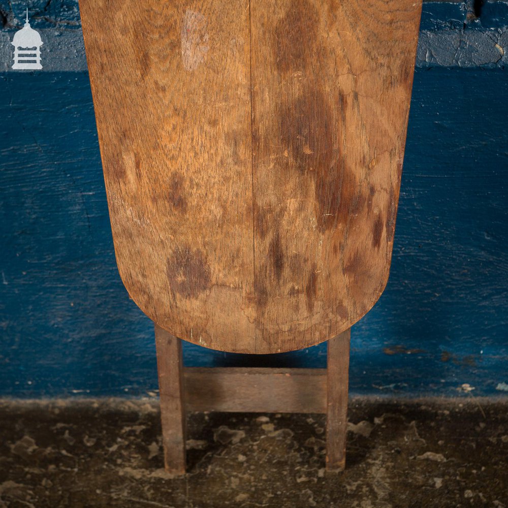 Early 20th C Teak Folding Ironing Board