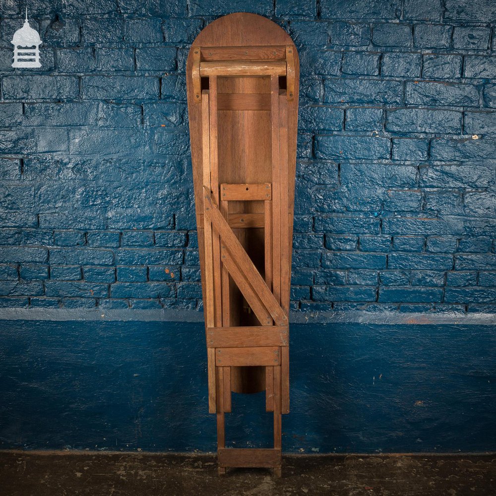 Early 20th C Teak Folding Ironing Board