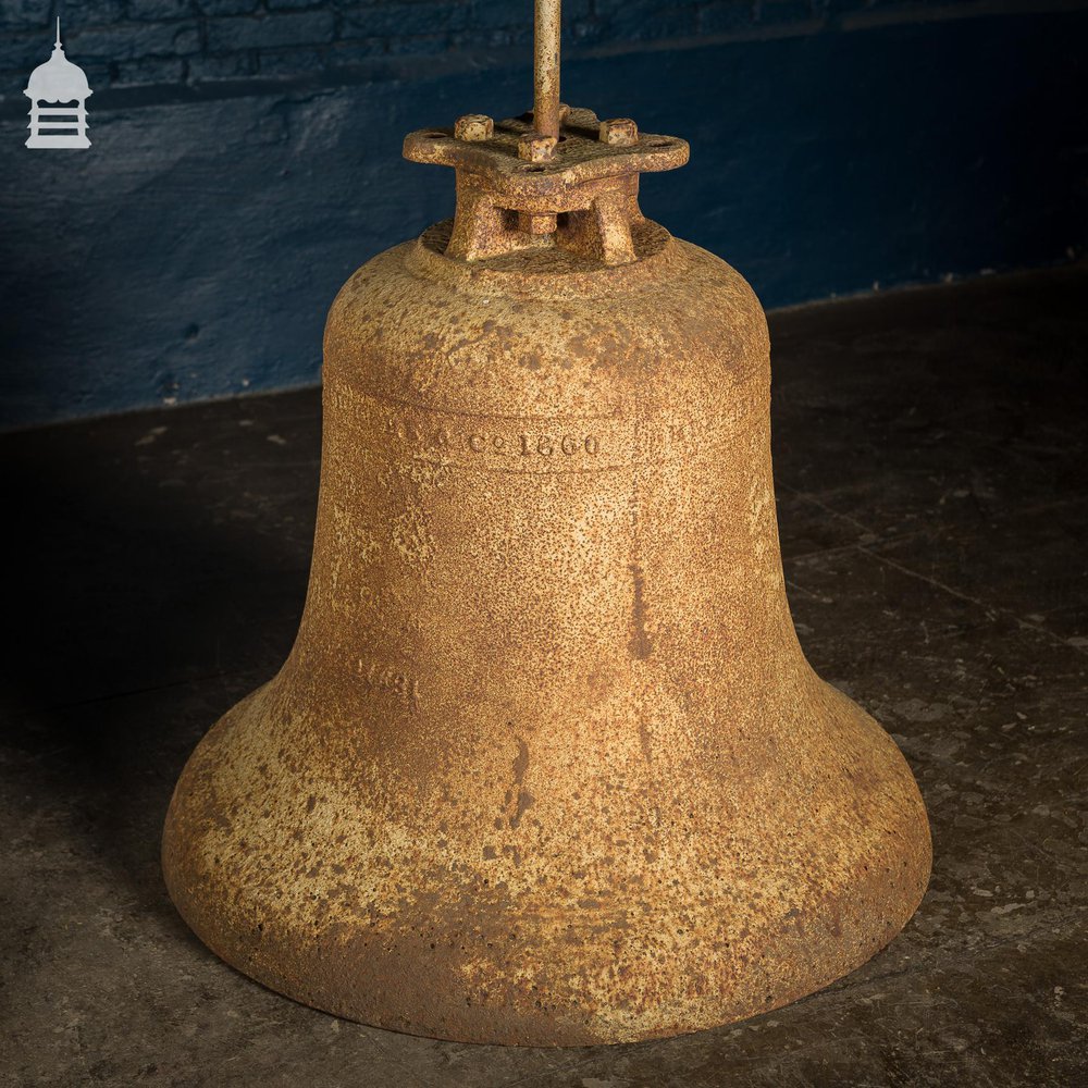 Set of 3 19th C Cast Iron Graduated Bells