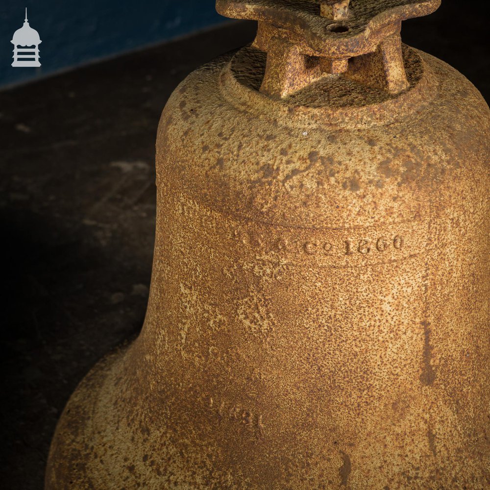 Set of 3 19th C Cast Iron Graduated Bells