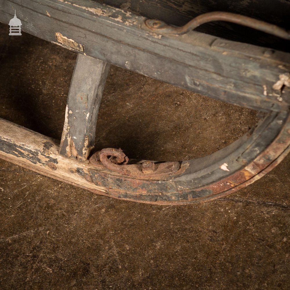 19th C Traditional Hand Painted Swedish Sleigh