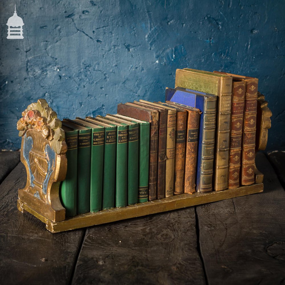 18th C Timber Adjustable Folding Bookends