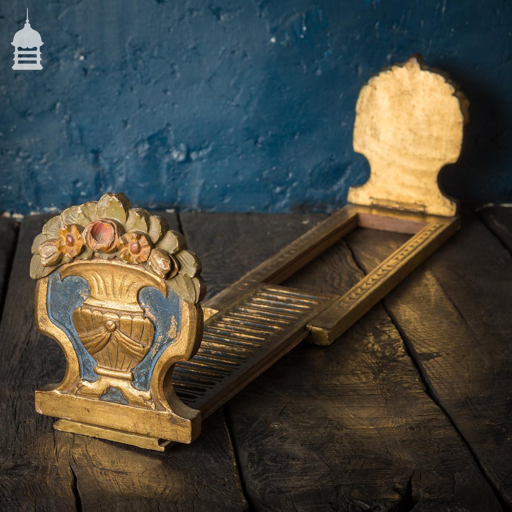 18th C Timber Adjustable Folding Bookends