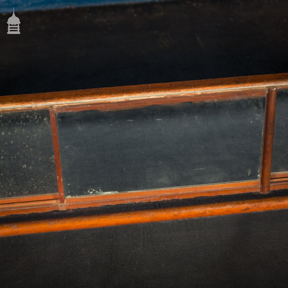 19th C Glazed Mahogany Sloped Front Table Top Display Cabinet