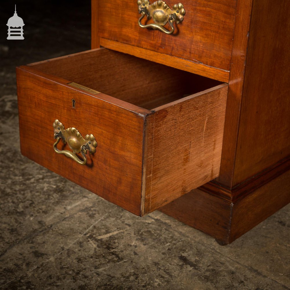 Impressive 19th C Mahogany Roll Top Bureau Desk