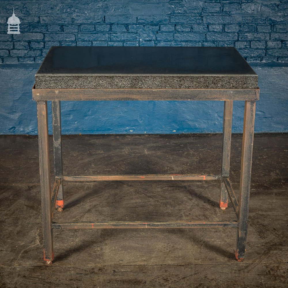 Granite Topped Industrial Table