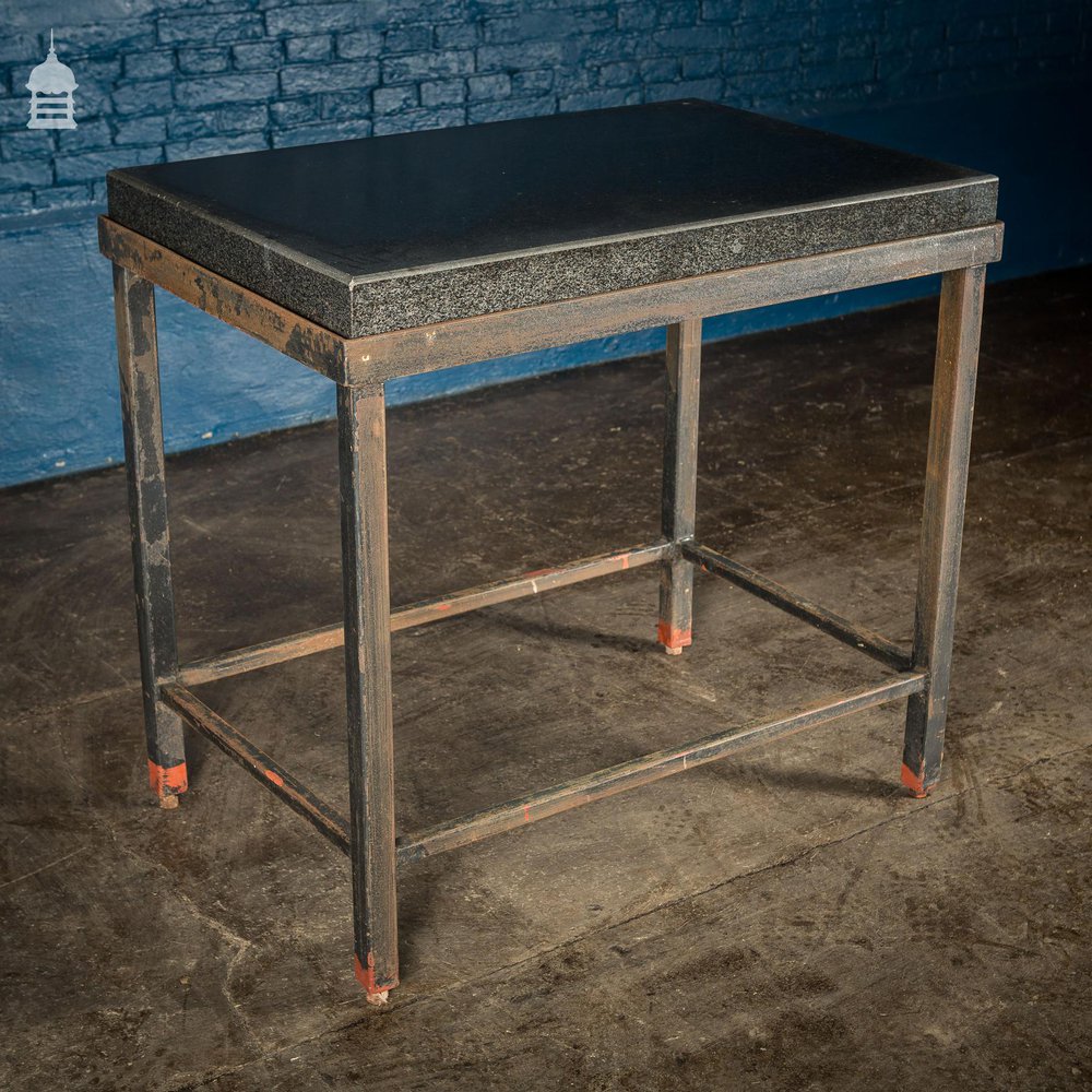 Granite Topped Industrial Table