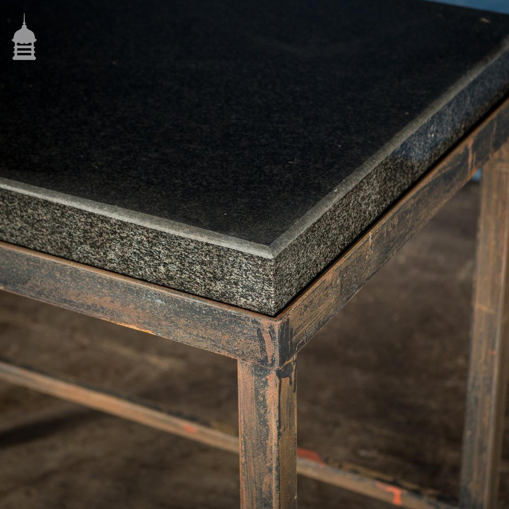 Granite Topped Industrial Table