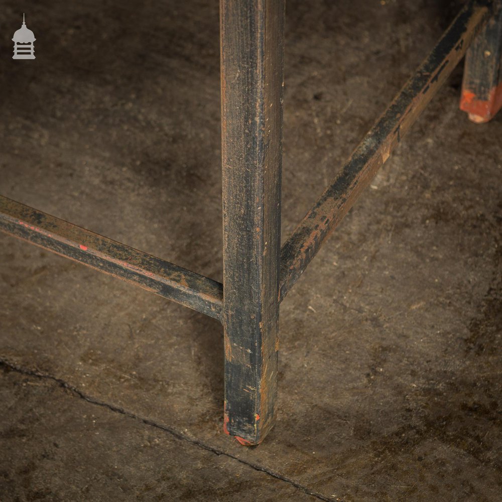 Granite Topped Industrial Table