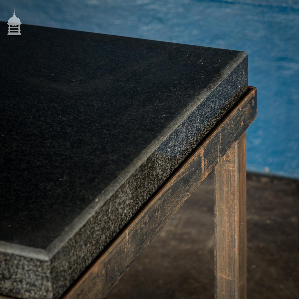 Granite Topped Industrial Table