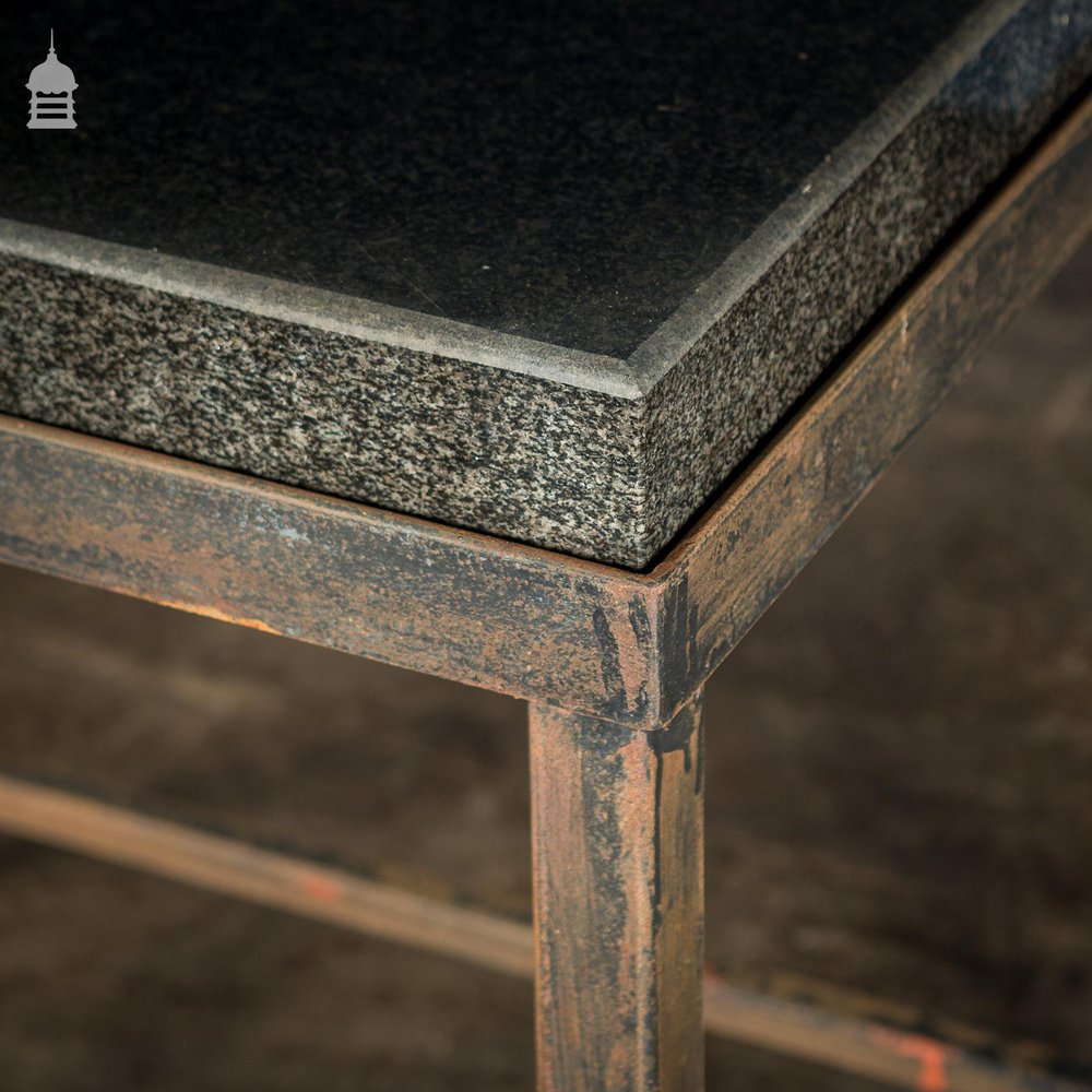 Granite Topped Industrial Table