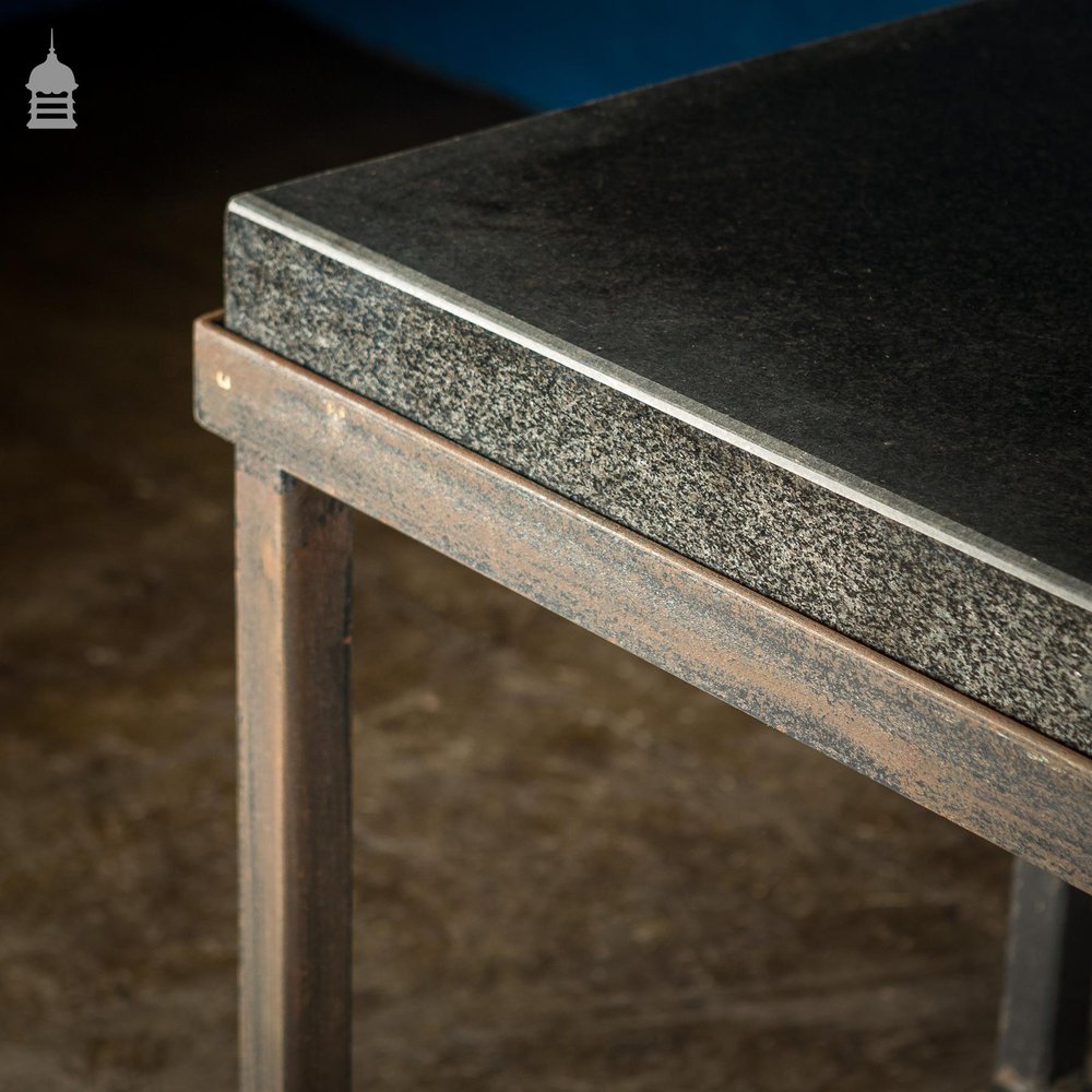 Granite Topped Industrial Table