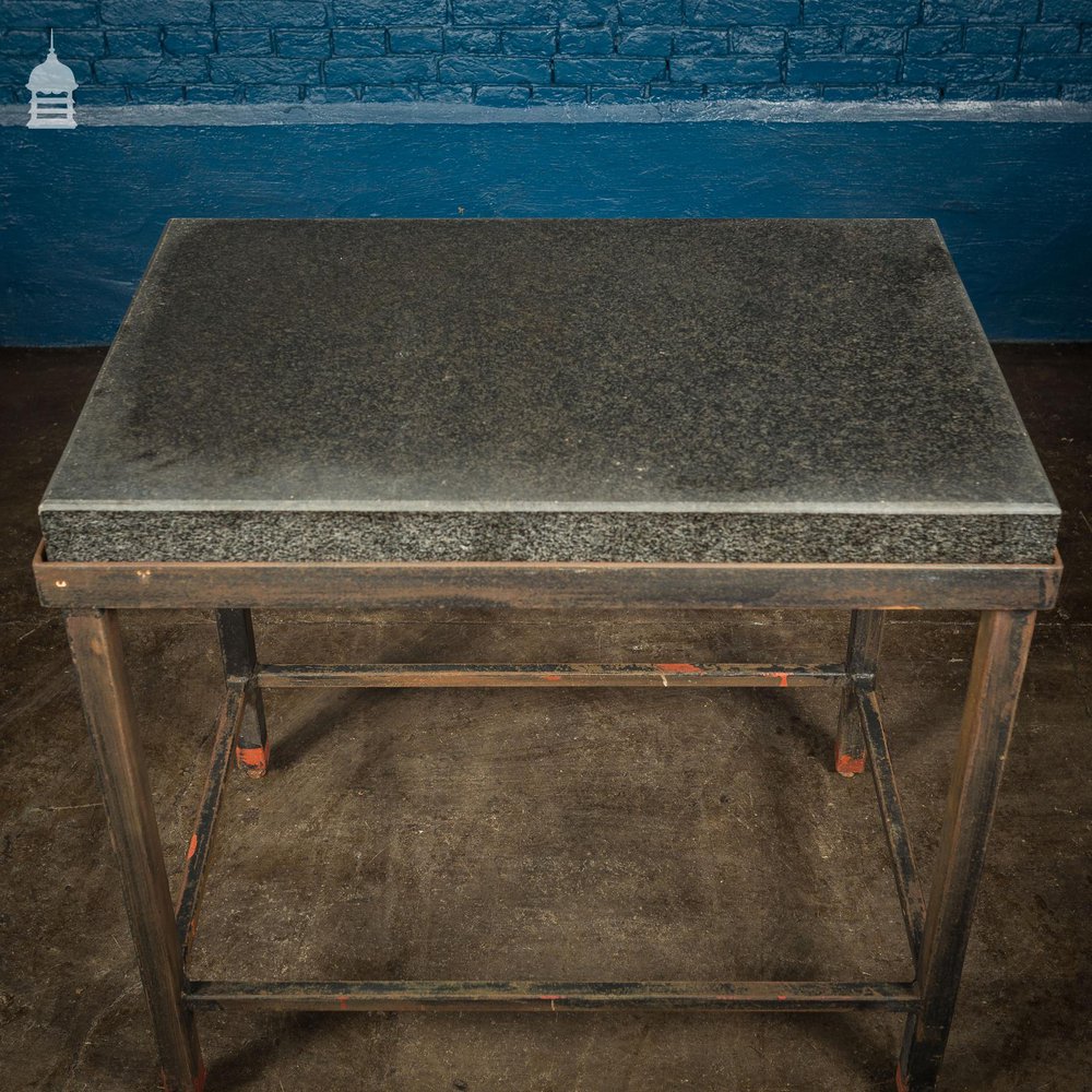 Granite Topped Industrial Table