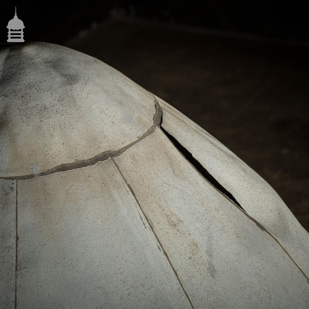 Large Early 19th C Zinc Architectural Acorn Finial Dome Cupola