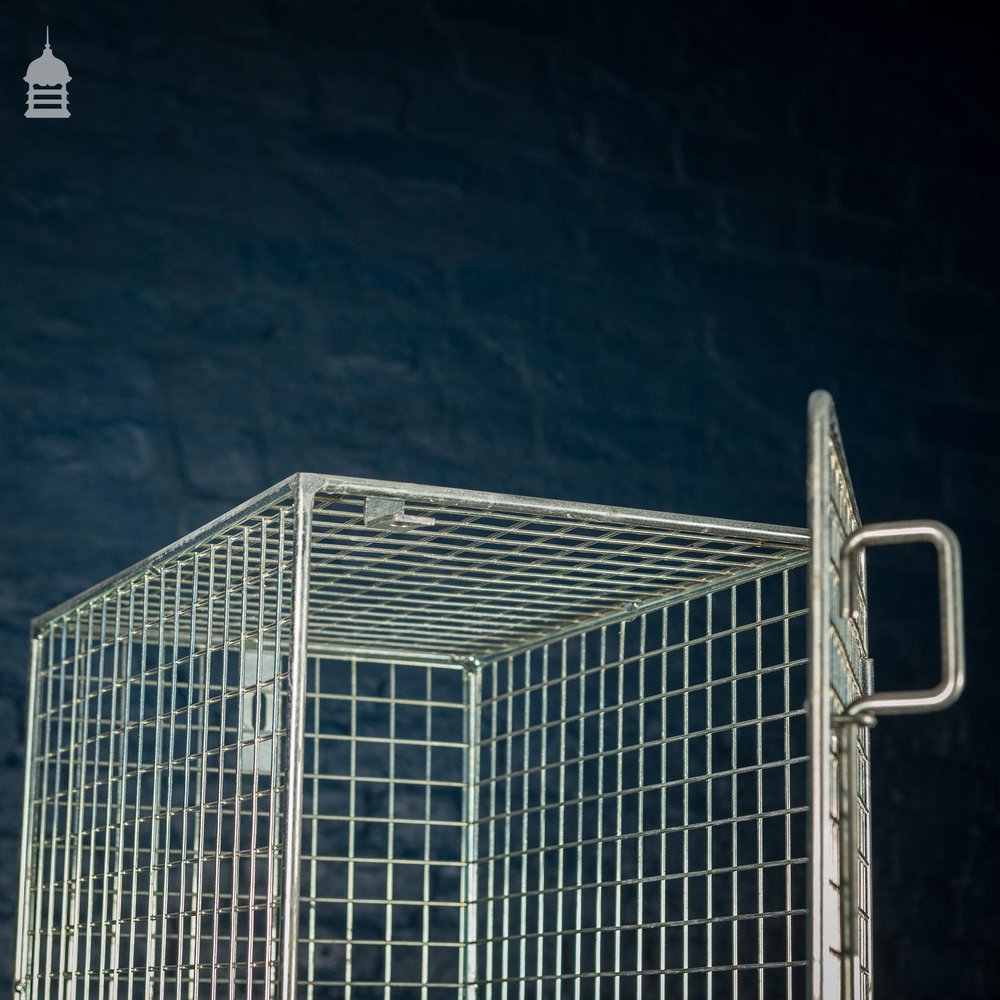 Vintage Industrial Wire Lockers