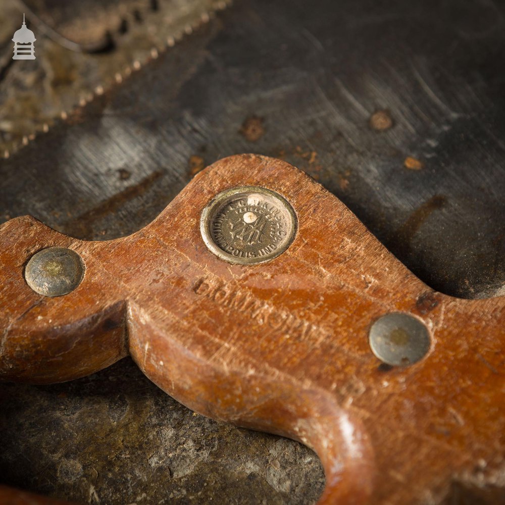 Batch of 9 Vintage Woodworking Saws for Display