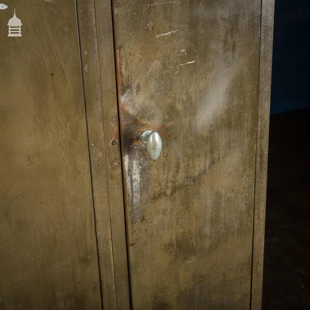 Vintage Metal Industrial Lockers