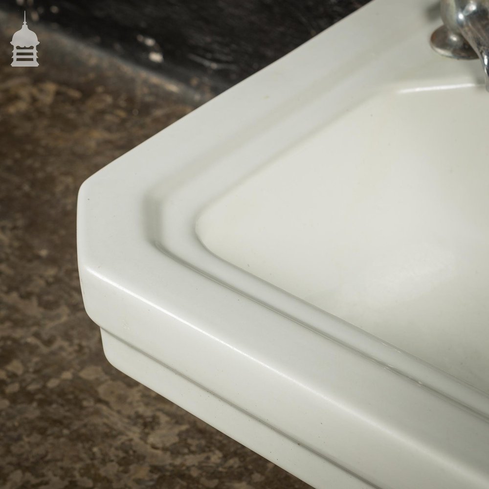 White Ceramic Hand Basin Sink Circa 1900