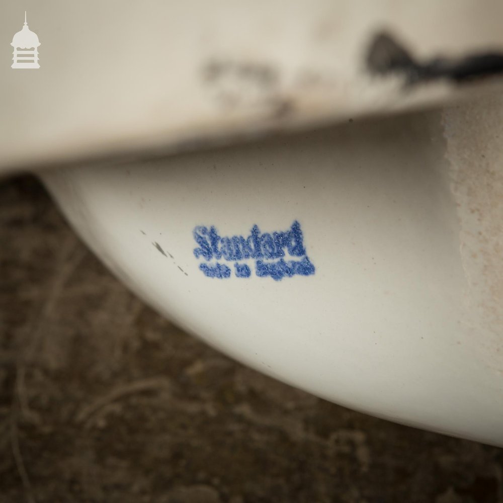 White Ceramic Hand Basin Sink Circa 1900