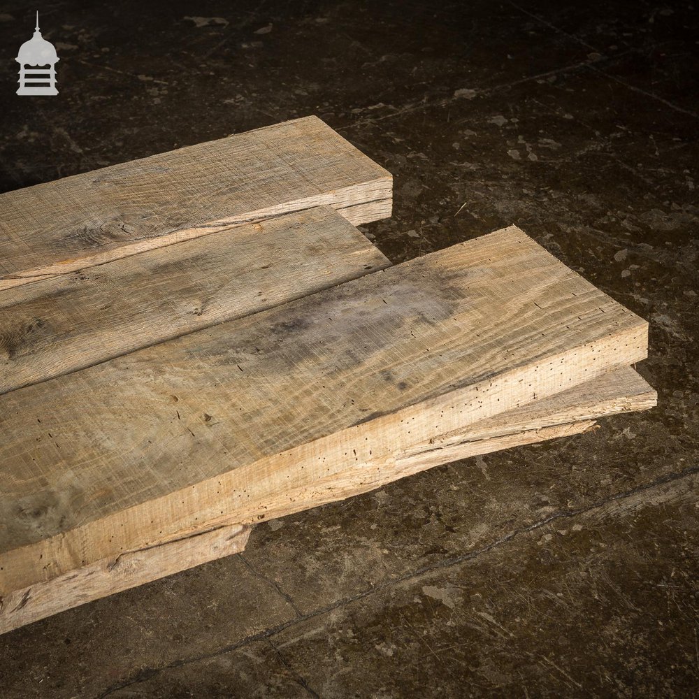 NR42121: Batch of 6 Thick Seasoned Oak Planks