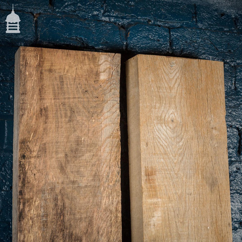 NR42821: Pair of Chunky Seasoned Oak Planks