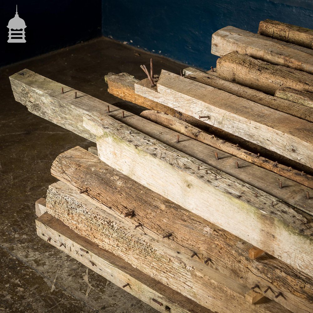 NR44021: Batch of Original 17th C Oak Ceiling Joists