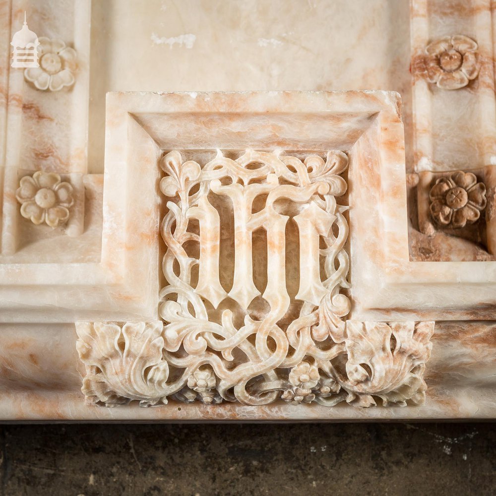 19th C Alabaster Church Niche